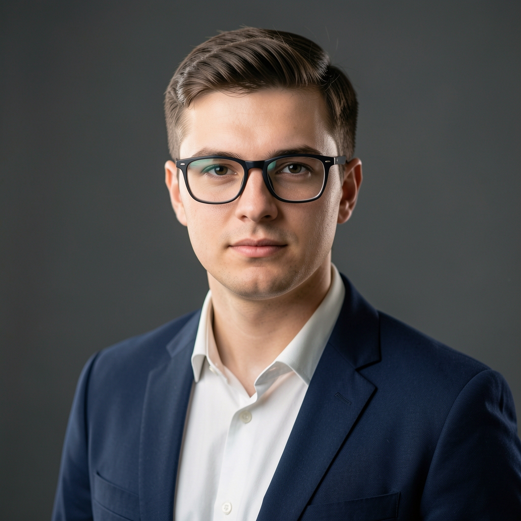 Никола Радовић — аналитичар дигиталних медиjа и подкаст сцене, портрет у студио амбиjенту